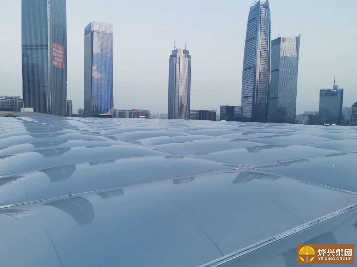 利记官方网站-东莞市民中心ETFE膜结构气枕屋面